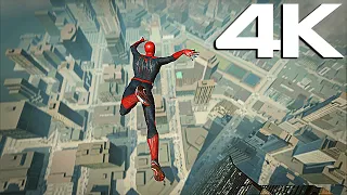 The Amazing Spider-Man (PC) 4K 60FPS - Max Settings - Web Swinging