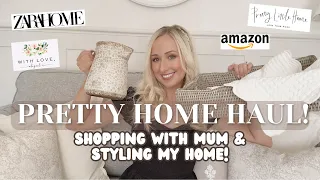 PRETTY HOME HAUL! My new in purchases! Amazon Home Zara Home Neptune | Styling my new build home