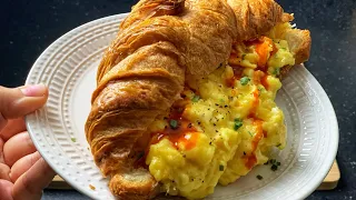 EGG CROISSANT SANDWICH | Quick and Easy Recipe