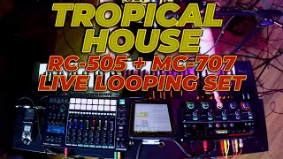 LATIN HOUSE-DAWLESS Looping set - 12 songs in 22mins Mash-up on a RC-505 & MC-707