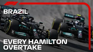 Lewis Hamilton Overtakes EVERYONE! | 2021 Sao Paulo Grand Prix