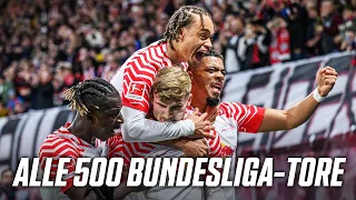 NEVER-ENDING GOALS! 🍿 All 500 Bundesliga goals feat. Xavi, Werner, Forsberg & Co.