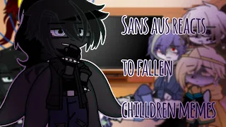 °Sans AUS reacts to Fallen Children Memes°|Bad Quality|16k special|• Clvudii •||~