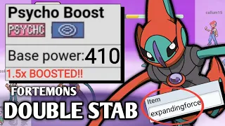 DEOXYS GETS "DOUBLE STAB" ON PSYCHO BOOST WITH THIS TRICK IN FORTEMONS | POKEMON SCARLET AND VIOLET