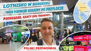 Polski przewodnik po lotnisku w Bangkoku - Najlepsze kursy wymiany, zakup karty sim i transport...