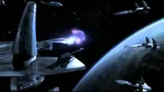 Stargate - Asgard Destroy Replicator Ship