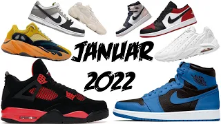 Die besten Sneaker Releases im Januar 2022 (Jordan, Yeezy, Nike, adidas, Dunk, Drake, New Balance)