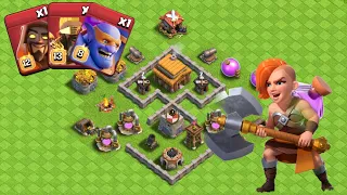Clash Of Clan | Town Hall 3 Vs Super Troops #foryou #clashofclan #gaming