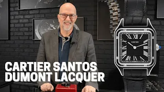 Cartier Santos Dumont Black Lacquer Edition: Ink Black Elegance | SwissWatchExpo