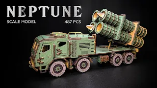 License model "NEPTUNE" Missile System Anti-Ship Out of Wood | TheGravix Assembly Kit 3D Diy