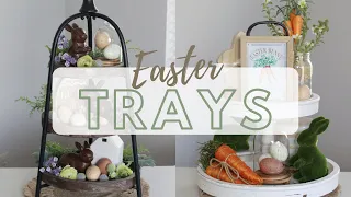 EASTER ~ SPRING TIERED TRAY IDEAS FOR 2024 @BluebirdHomeAndDIY