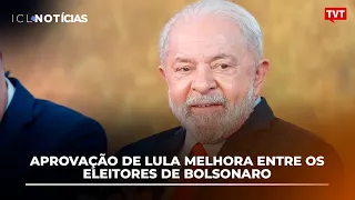 Aprovação de Lula melhora entre os eleitores de Bolsonaro