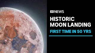 US company becomes first private enterprise to land on the Moon with Odysseus | ABC News