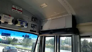 Final Ride: Miami Dade District School Bus BlueBird Vision 2007 PM route #27225