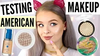 TESTING AMERICAN MAKEUP!! | sophdoesnails