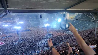 Rammstein Berlin 18.7.2023 Crowd Singing Du Hast