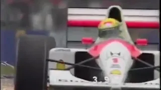 Ayrton Senna Qualifying at Silverstone 1991