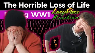 LAZYDAZE'S POWERFUL REACTION: WW1 LOSS OF LIFE VISUALIZED BY REALLIFELORE! 😢🌍 UK WATCHES IN AWE!
