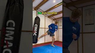 Low kicks vs high kicks.