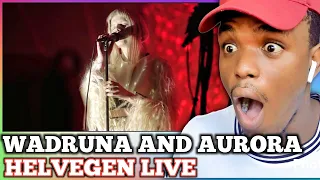 FIRST TIME REACTING TO | Wadruna and Aurora - Helvengen (Live)