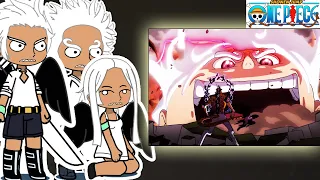 Seraphim react to Luffy(Gear5) vs Rob Lucci | Luffy defeat Rob Lucci 👒 Onepiece | GachaClub