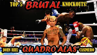 John Riel "QUADRO ALAS" Casimero Top 5  Greatest (BRUTAL) KNOCKOUTS