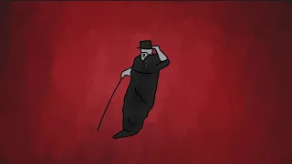 Plague doctor dance. Animated