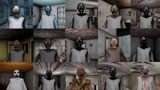 Granny 3 Vs Granny Is Grandpa Mod Vs Cold Mod Vs Slendrina Mod Vs Twins Mod Vs Granny 2 Vs Nightmare