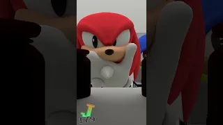 KNUCKLES, JUST CHOOSE A SPAGHETTI SAUCE (3D Animation) #shorts