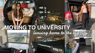 MOVING INTO UNIVERSITY || leaving my family behind to move to LONDON *first year*