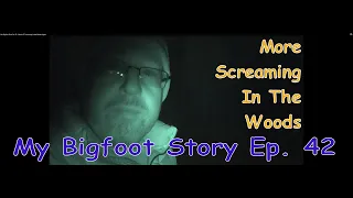 My Bigfoot Story Ep.  42  -  Screaming In the Woods Again