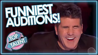 FUNNIEST AUDITIONS EVER ON GOT TALENT!