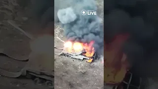 🔥Палає танк окупантів