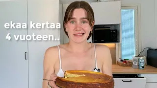 Leivon mun poikaystävälle juustokakun