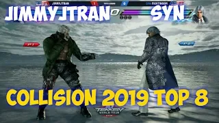 JimmyJTran vs SYN - Collision 2019 - TWT Top 8 2019 - Tekken 7 - Bryan vs Geese - Bryan vs Lee