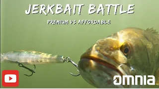 Jerk bait Battle: Premium vs. Budget Baits Underwater!