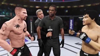 Yuri Boyka vs. Tony Jaa (EA Sports UFC 2) - CPU vs. CPU - Crazy UFC 👊🤪