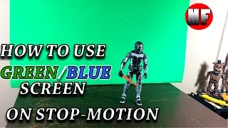 How To Use Green/Blue Screen On Stop Motion TUTORIAL