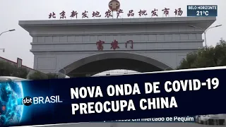 Possibilidade de nova onda de Covid-19 preocupa a China | SBT Brasil (13/06/20)