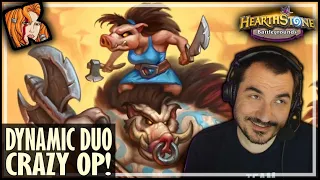 DYNAMIC DUO IS CRAZY OP! - Hearthstone Battlegrounds