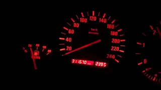 BMW E34 525D Acceleration Stage 1  M57D25 0-100 kmh