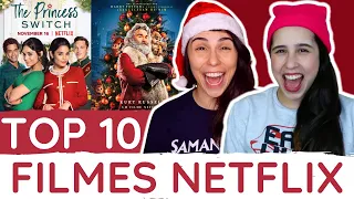 RANQUEANDO OS FILMES DE NATAL DA NETFLIX! Ft Jessica Ballut