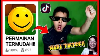 CHALLENGE MENYELESAIKAN GAME TERMUDAH DI ROBLOX !! GAGAL = NARI TIKTOK !! Feat @sapipurba  Roblox