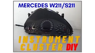 Mercedes W211 Instrument Cluster / Kombiinstrument * Disassembly * Assembly * Taking Apart * Repair
