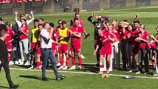 Fc Twente - Volendam 7-2 ( Doelpunt Steijn + mini-concert Jannes)