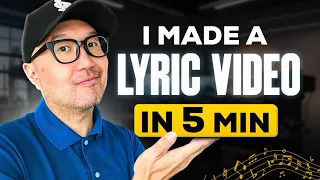 How to Make a LYRIC VIDEO in 5 Minutes (FREE KIT)