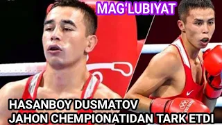 Hasanboy dusmatov Qozogʻistonlikga magʻlub boʻldi Toʻliq video Telegramda