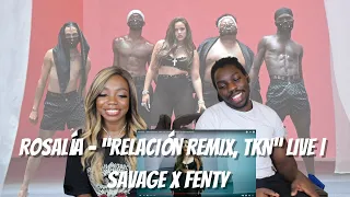 ROSALÍA - “Relación remix, TKN” Live | SAVAGE X FENTY fashion show (HD) - REACTION