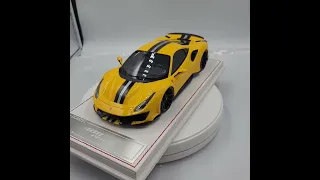 DAVIS GIOVANNI D&G DG18151J NOVITEC FERRARI 488 PISTA GIALLO MODENA