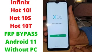 infinix X659B(Hot 10i/Hot10S/Hot 10T)FRP Bypass Android 11 New Method 100% Ok | infinix x659b frp